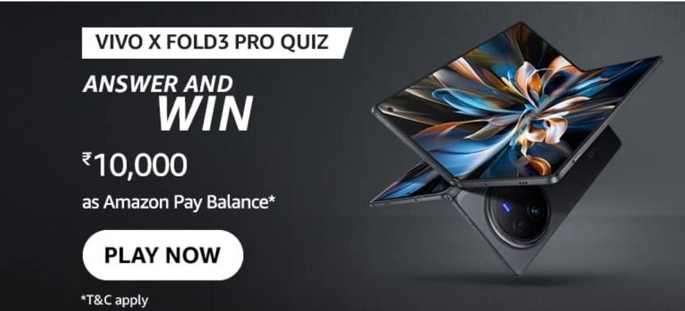 Amazon Vivo X Fold 3 Pro Quiz Answers