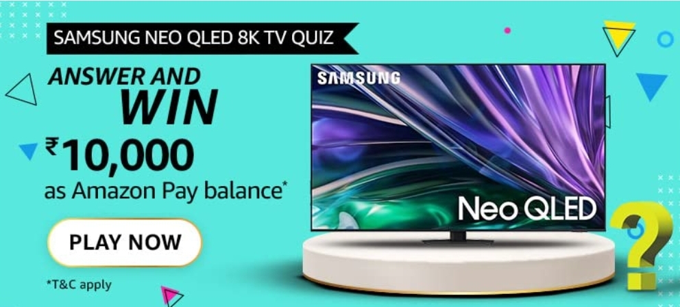 Samsung NEO QLED 8K TV Quiz on Amazon: Win Big with Correct Answers!