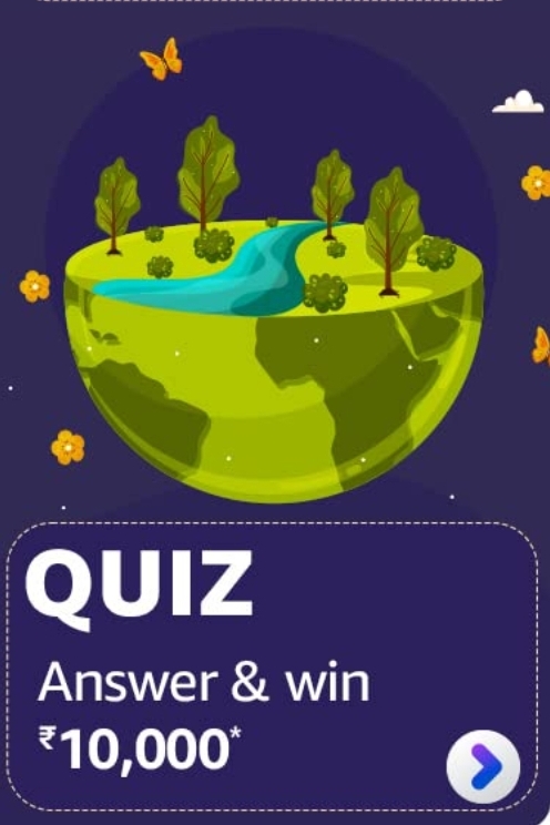 Amazon World Environment Day Quiz Answers: Win ₹10,000 Pay Balance!